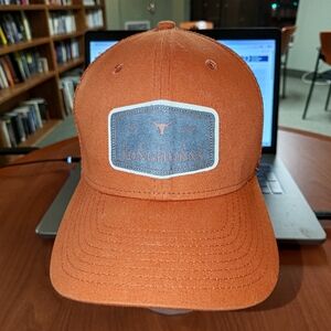 New Era 9SEVENTY Texas Longhorns Stitched Patch Trucker Mesh Snapback Hat Cap